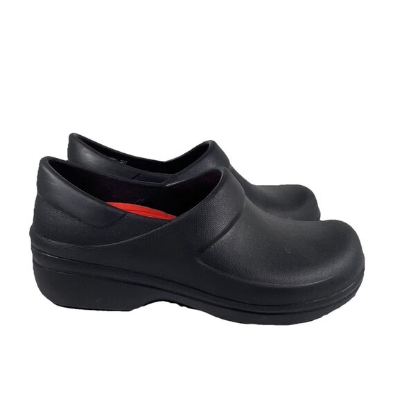 Shoes - Crocs Neria Pro II Black Slip On Work Clogs Slip Resistant Women's Size 7